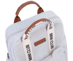 New Childhome Mini Club Kinderrugzak - Signature - Canvas - Ecru