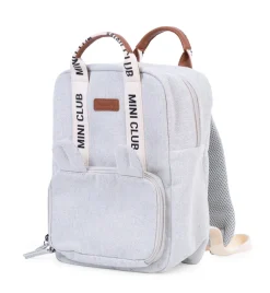 New Childhome Mini Club Kinderrugzak - Signature - Canvas - Ecru