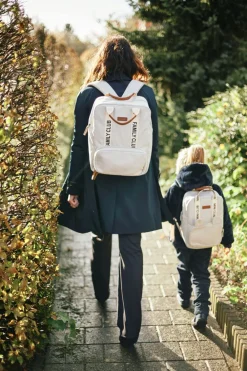 New Childhome Mini Club Kinderrugzak - Signature - Canvas - Ecru