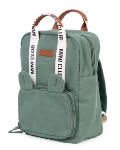 Sale Childhome Mini Club Kinderrugzak - Signature - Canvas - Groen