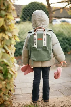 Best Sale Childhome Mini Club Kinderrugzak - Signature - Canvas - Groen