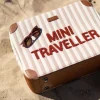 Shop Childhome Mini Traveller Kids Kinderkoffer - Stripes - Nude/Terracotta