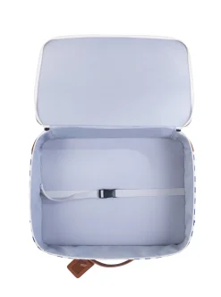 Fashion Childhome Mini Traveller Kids Kinderkoffer- Stripes - Electric Blue/Light Blue