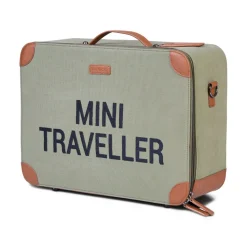 Hot Childhome Mini Traveller Kinderkoffer - Canvas - Kaki