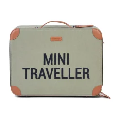 Hot Childhome Mini Traveller Kinderkoffer - Canvas - Kaki