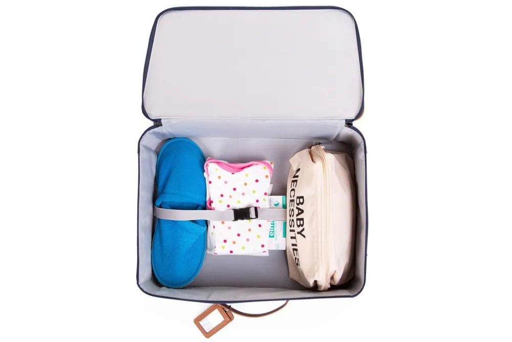 Sale Childhome Mini Traveller Kinderkoffer - Navy Wit
