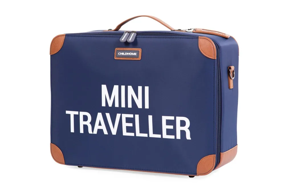 Sale Childhome Mini Traveller Kinderkoffer - Navy Wit