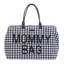 Outlet Childhome Mommy Bag ® Pied De Poule - Zwart