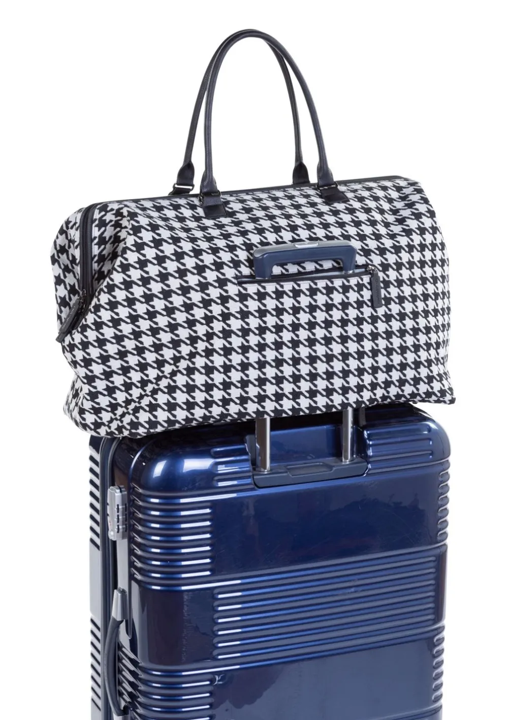 Outlet Childhome Mommy Bag ® Pied De Poule - Zwart
