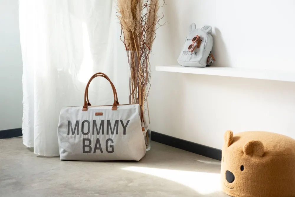 Online Childhome Mommy Bag ® Verzorgingstas - Canvas - Grijs
