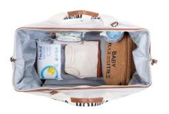New Childhome Mommy Bag ® Verzorgingstas - Signature - Canvas - Ecru