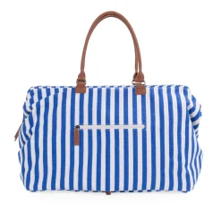Flash Sale Childhome Mommy Bag ® Verzorgingstas - Stripes - Electric Blue/Light Blue
