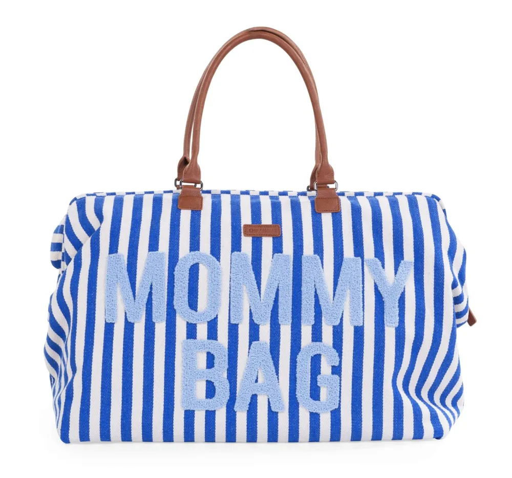 Flash Sale Childhome Mommy Bag ® Verzorgingstas - Stripes - Electric Blue/Light Blue