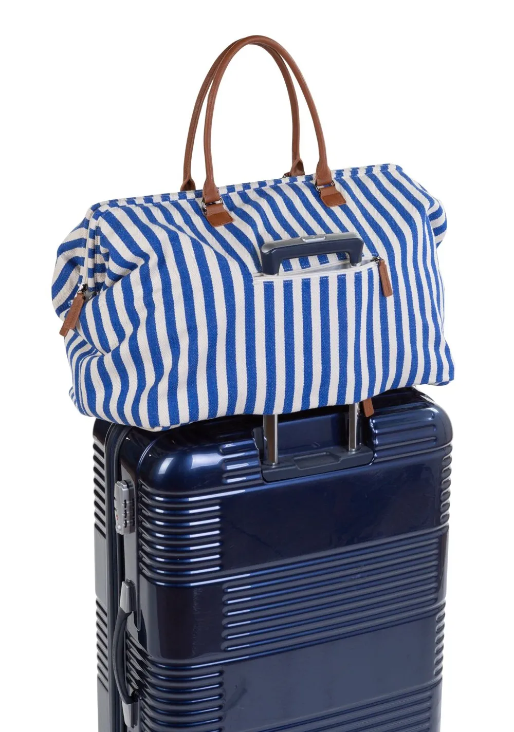 Flash Sale Childhome Mommy Bag ® Verzorgingstas - Stripes - Electric Blue/Light Blue