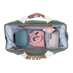 Discount Childhome Mommy Bag ® Verzorgingstas - Signature - Canvas - Groen