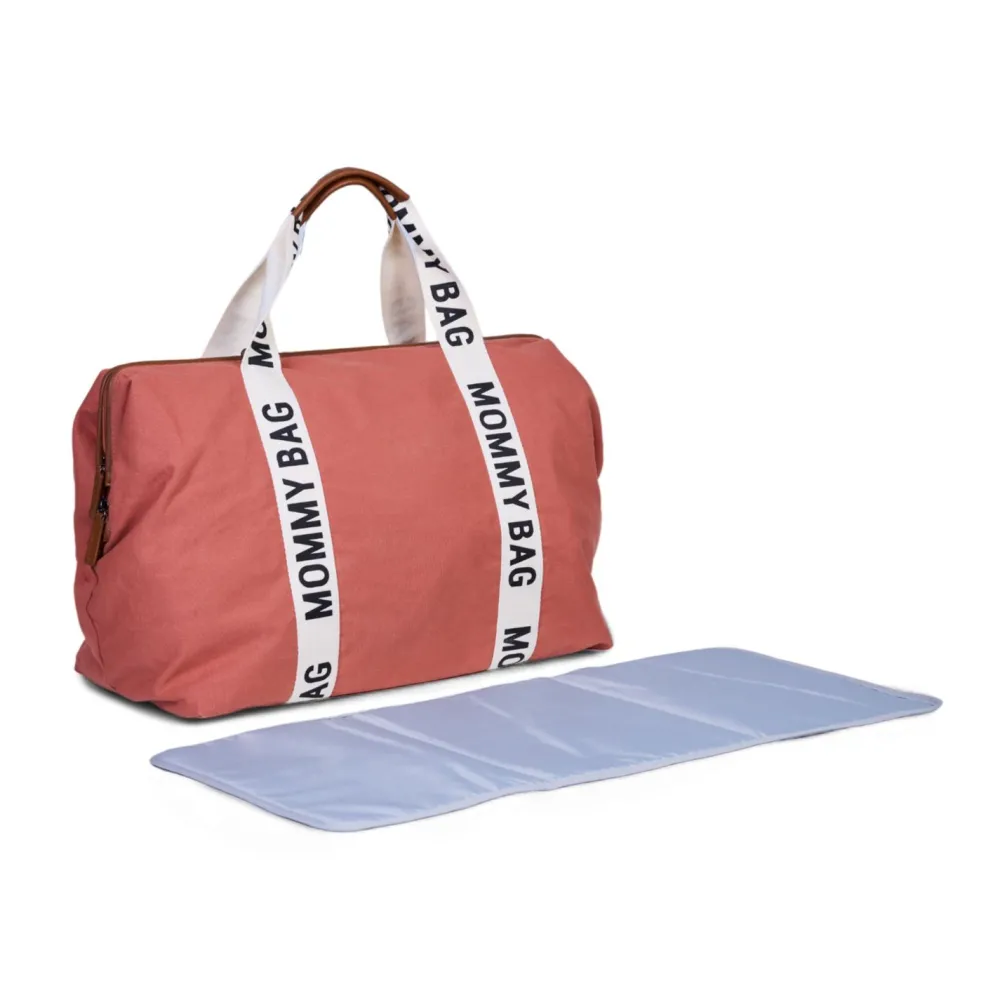 Clearance Childhome Mommy Bag ® Verzorgingstas - Signature - Canvas - Terracotta