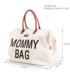 Store Childhome Mommy Bag ® Verzorgingstas - Ecru Zwart
