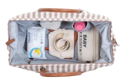 Cheap Childhome Mommy Bag ® Verzorgingstas - Stripes - Nude/Terracotta