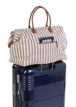 Cheap Childhome Mommy Bag ® Verzorgingstas - Stripes - Nude/Terracotta