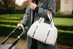 Outlet Childhome Mommy Club Verzorgingstas- Signature - Canvas - Ecru