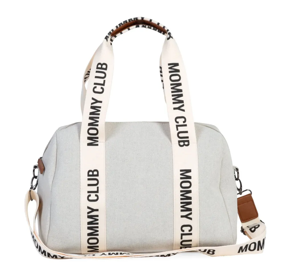 Outlet Childhome Mommy Club Verzorgingstas- Signature - Canvas - Ecru