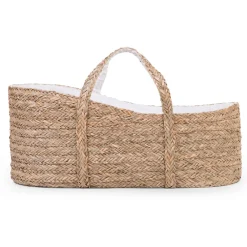 Online Childhome Moses Mand + Handvaten + Matras - Zeegras - Naturel