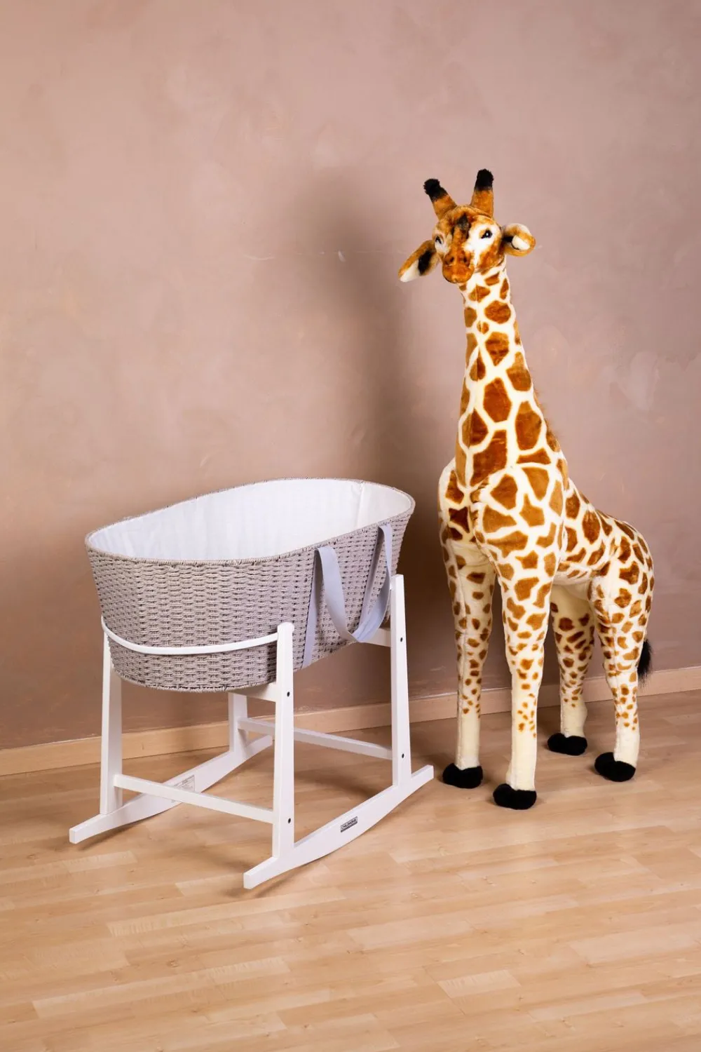 Clearance Childhome Moses Mand + Voering + Handvaten + Matras - Grijs