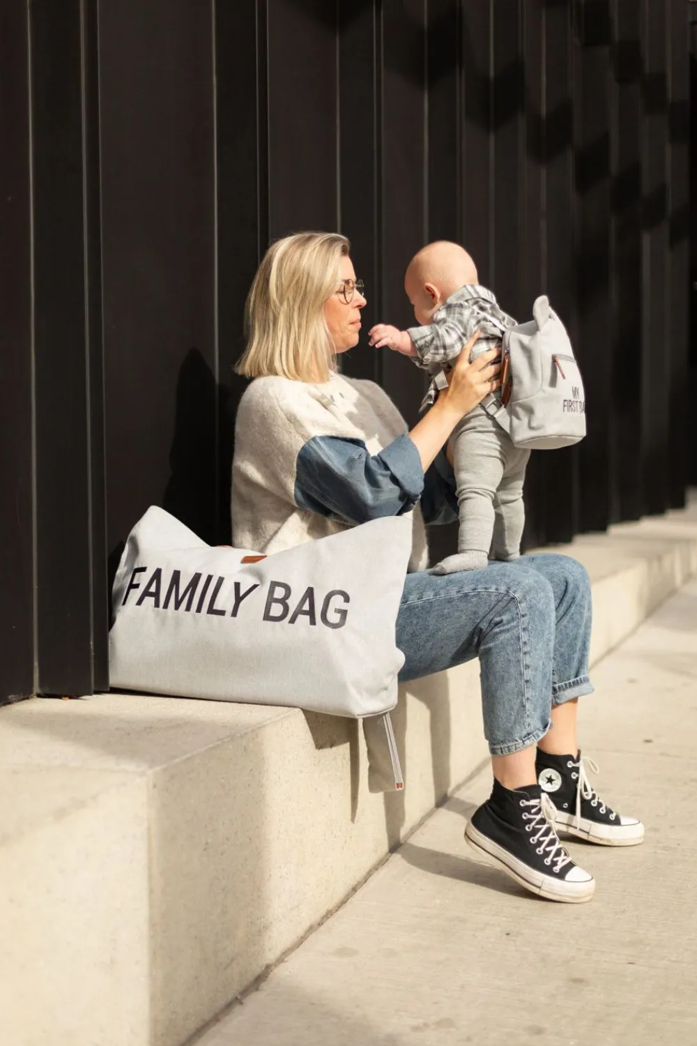 Flash Sale Childhome My First Bag Kinderrugzak - Canvas - Grijs