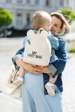 Store Childhome My First Bag Kinderrugzak - Teddy Ecru