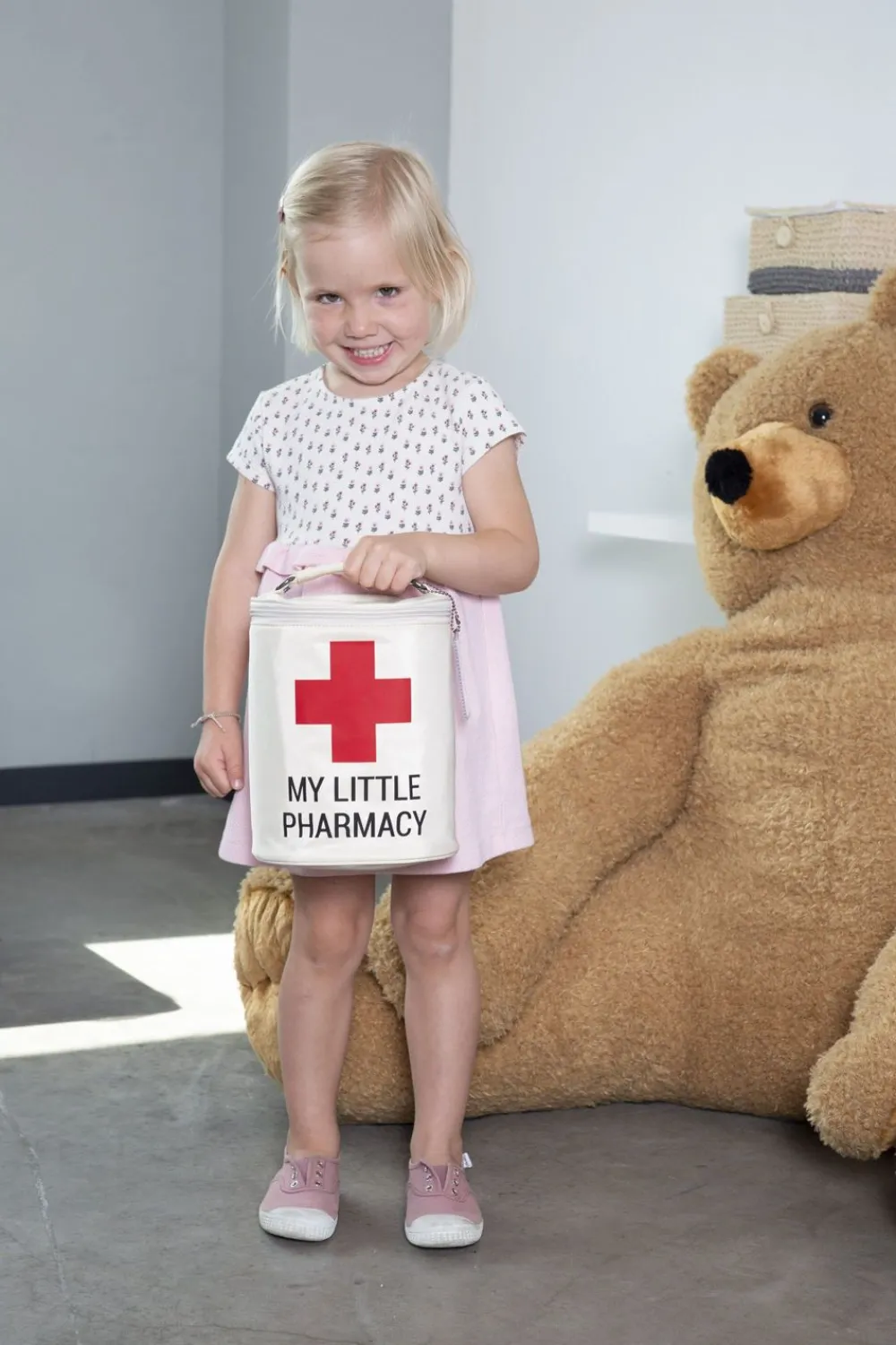 Outlet Childhome My Little Pharmacy Medicijntas - Ecru Zwart