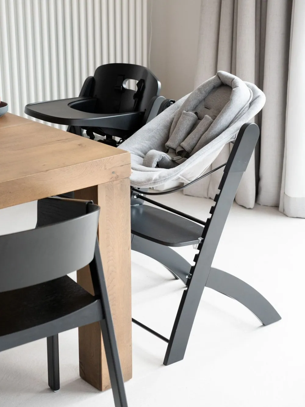 Clearance Childhome Newborn Evosit - Jersey Zwart