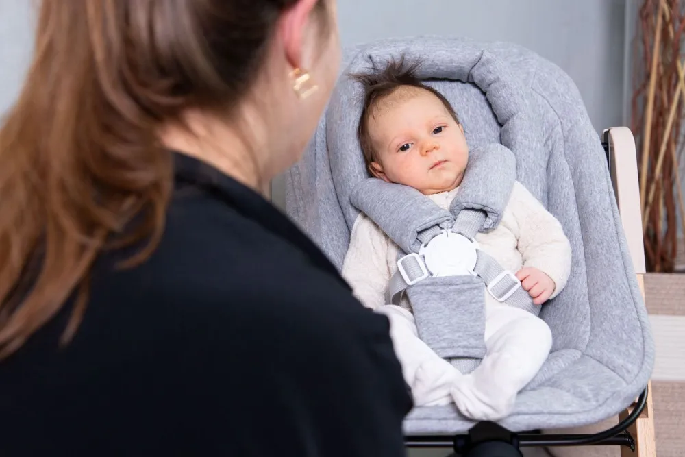 Clearance Childhome Newborn Evosit - Jersey Zwart