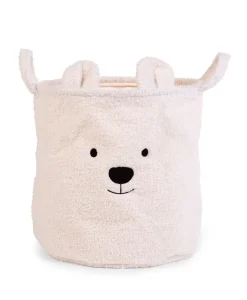 Best Childhome Opbergmand - 40X40X40 Cm - Teddy - Ecru