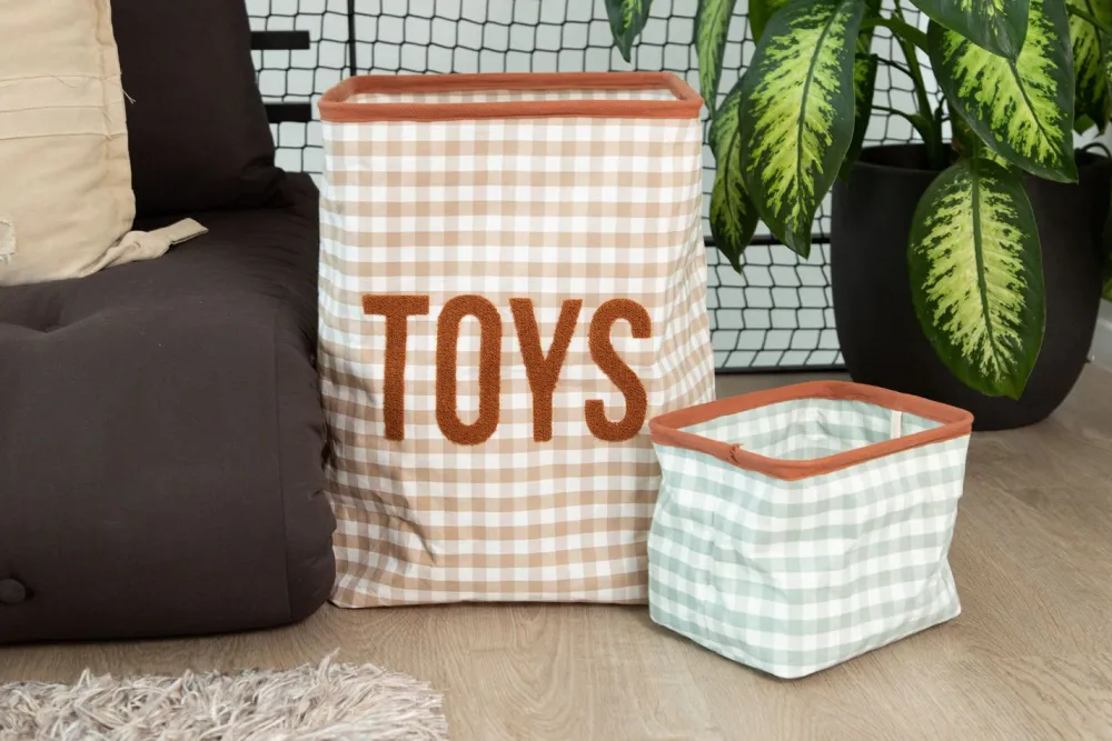 Shop Childhome Opbergmand - 35X35X50 Cm - Vichy
