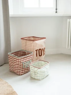 Cheap Childhome Opbergmand - 30X35X30 Cm - Vichy