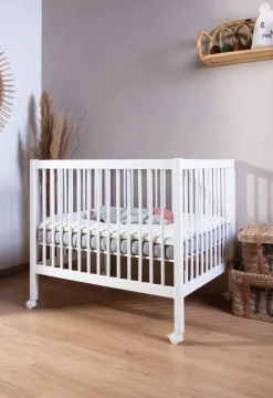New Childhome Park 97 + Wieltjes - 95X75 Cm - Hout - Wit