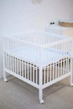 New Childhome Park 97 + Wieltjes - 95X75 Cm - Hout - Wit
