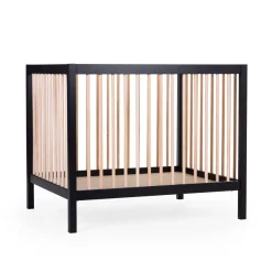 Store Childhome Park 97 + Wieltjes - 95X75 Cm - Hout Zwart / Naturel