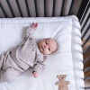Hot Childhome Parklegger - 75X95 Cm - Jersey Melange Beige / Mousseline Teddy