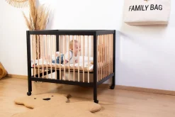 Hot Childhome Parklegger - 75X95 Cm - Jersey Melange Beige / Mousseline Teddy