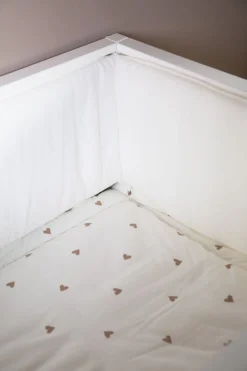 Discount Childhome Parkomranding - 35X340 Cm - Jersey + Mousseline - Hearts