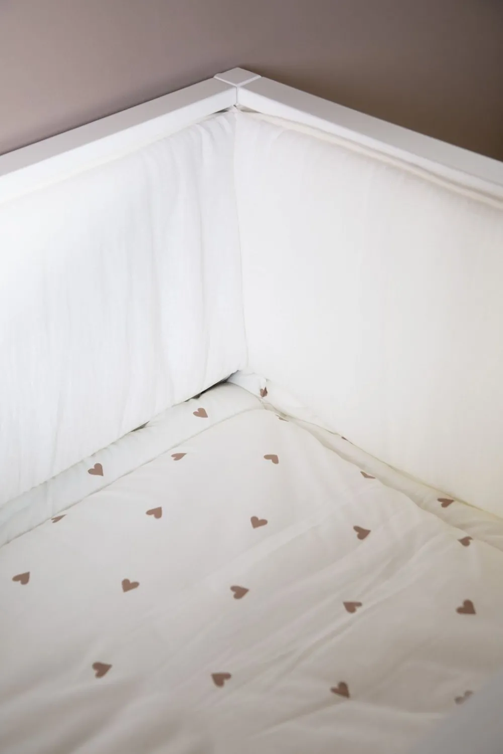 Discount Childhome Parkomranding - 35X340 Cm - Jersey + Mousseline - Hearts