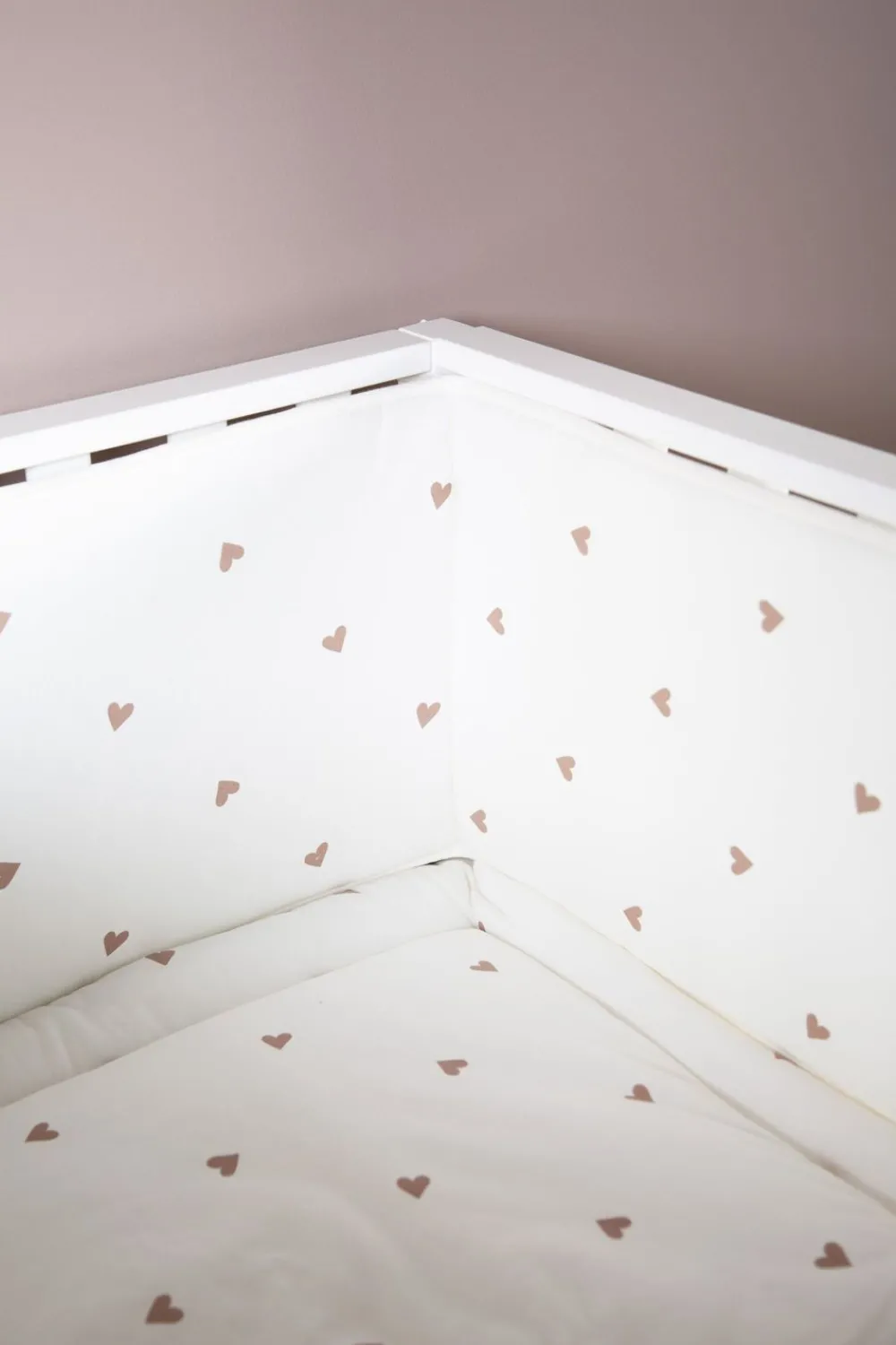 Discount Childhome Parkomranding - 35X340 Cm - Jersey + Mousseline - Hearts