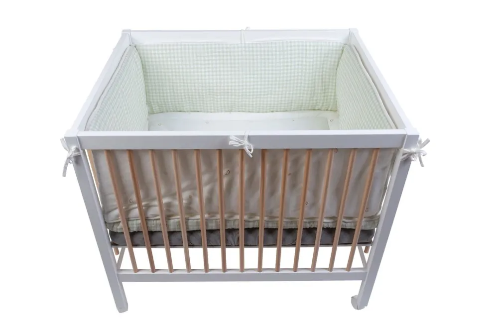 Best Childhome Parkomranding - 35X340 Cm - Jersey - Forest - Tetra Vichy