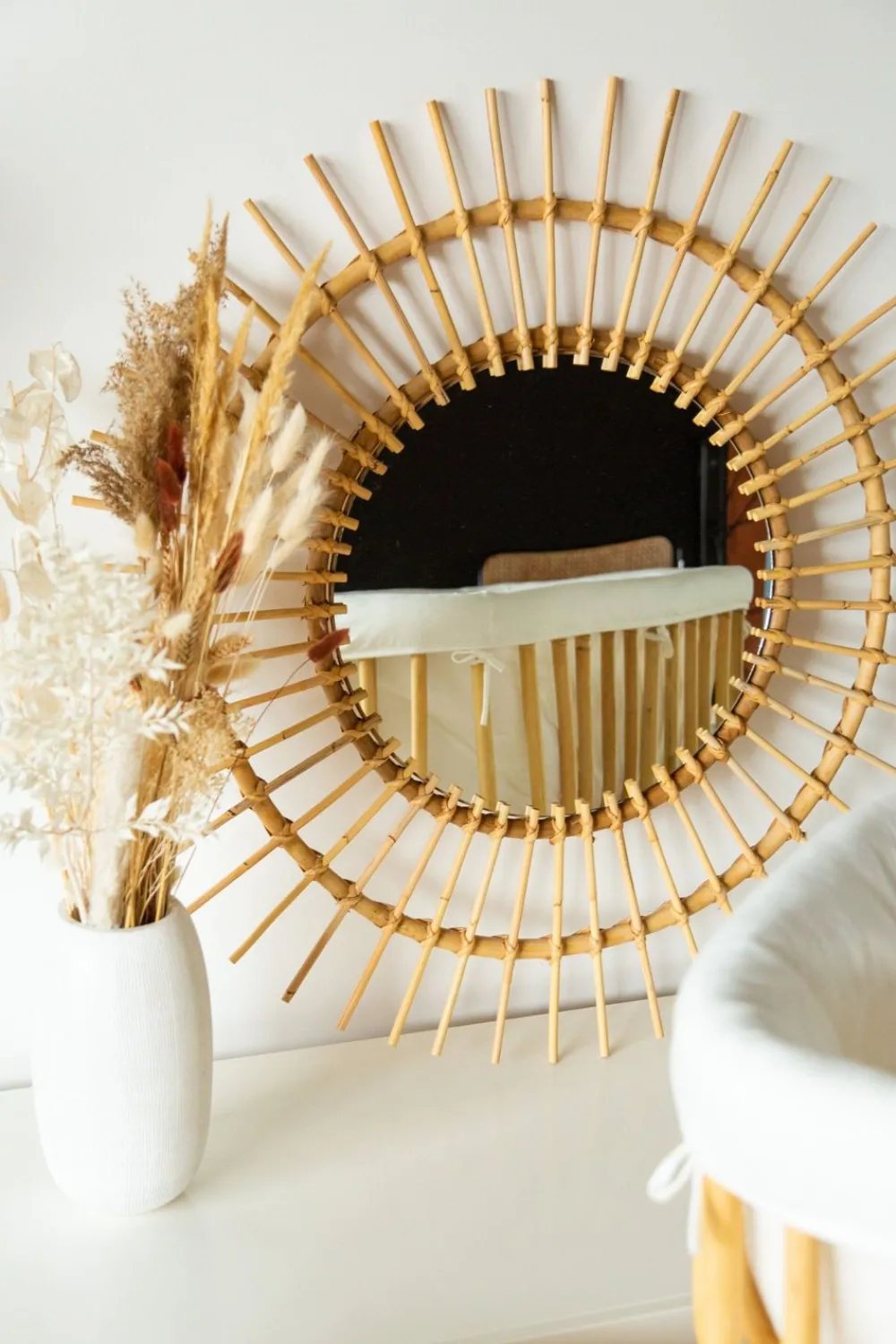Discount Childhome Rattan Spiegel - Aura - 90 Cm