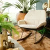 Best Childhome Rocking Schommelstoel Lounge - Zwart/Ecru