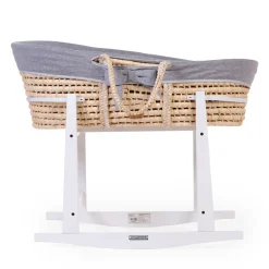 Clearance Childhome Rocking Staander Voor Moses Mand - Hout - Wit