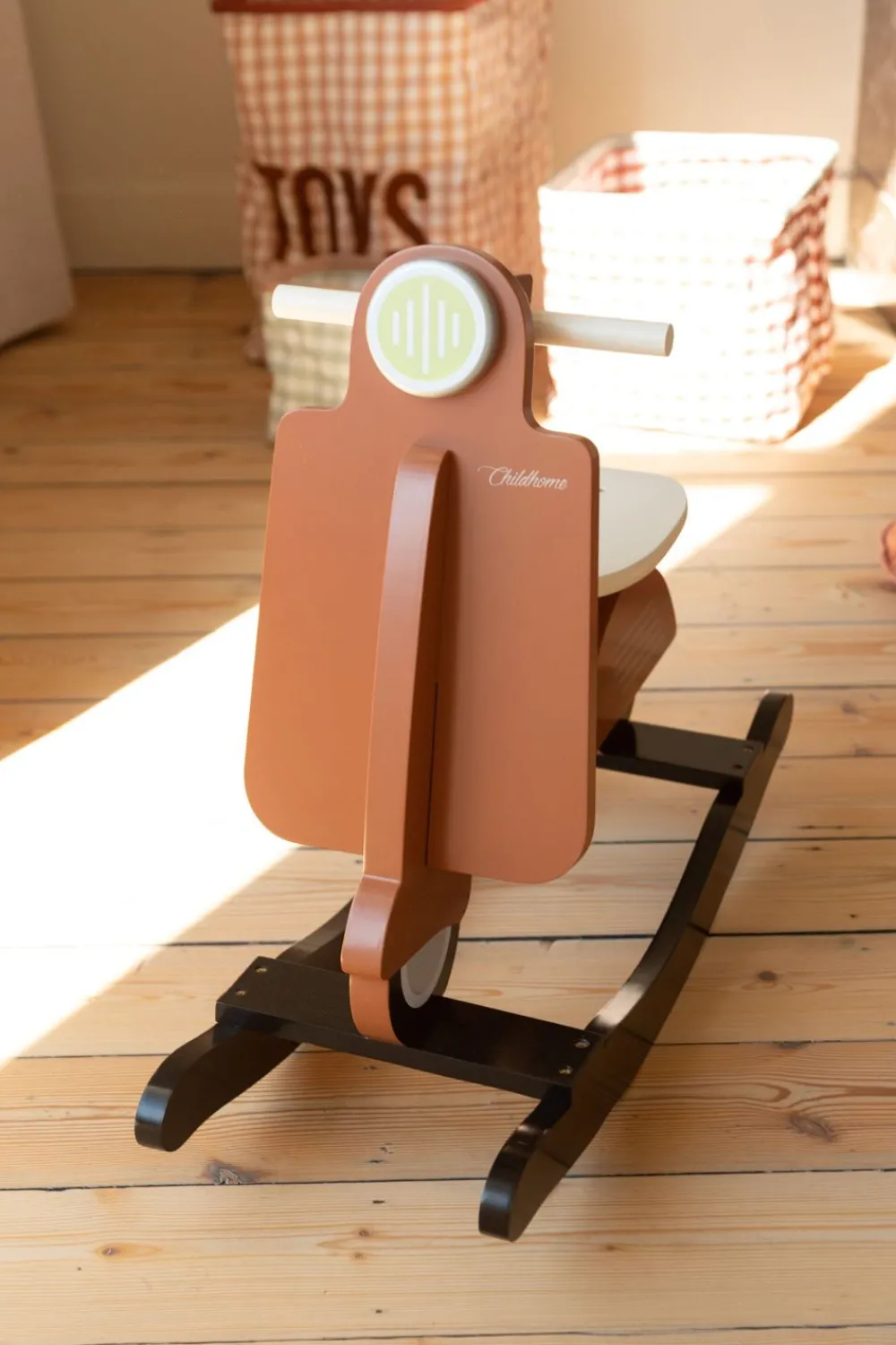 Store Childhome Schommel Scooter - Mdf - Roest Zwart