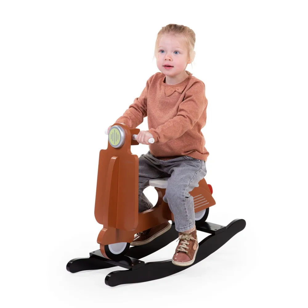Store Childhome Schommel Scooter - Mdf - Roest Zwart