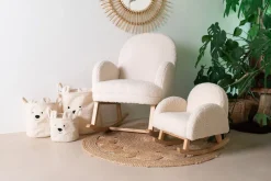 Online Childhome Schommelstoel - Teddy - Ecru